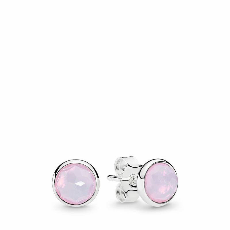 Pandora Australia October Droplets Stud Earrings - Sterling Silver | GEHFAM809